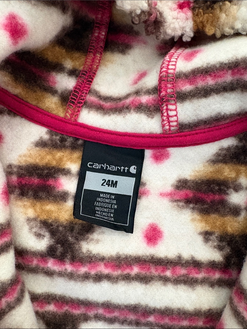 Carhartt fleece onesie 24 months - Picture 5 of 6